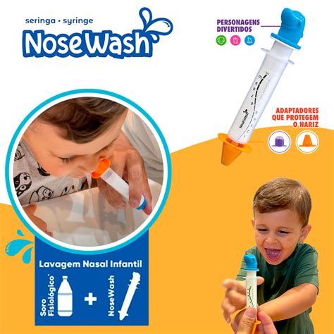 lavagem nasal com seringa